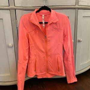 Lululemon Bright Coral ZIP Up